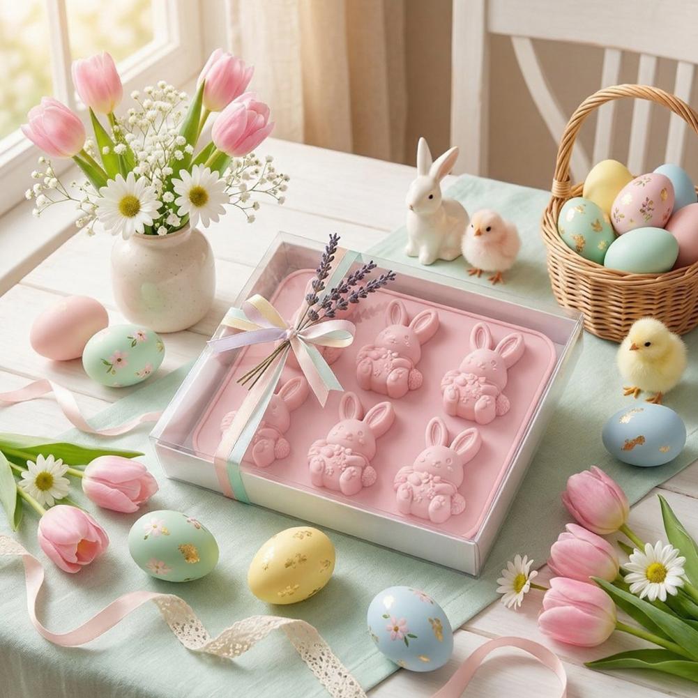 Molde de Hielo de Pascua, Jueg - Bunny Cake Mold reseña y precio