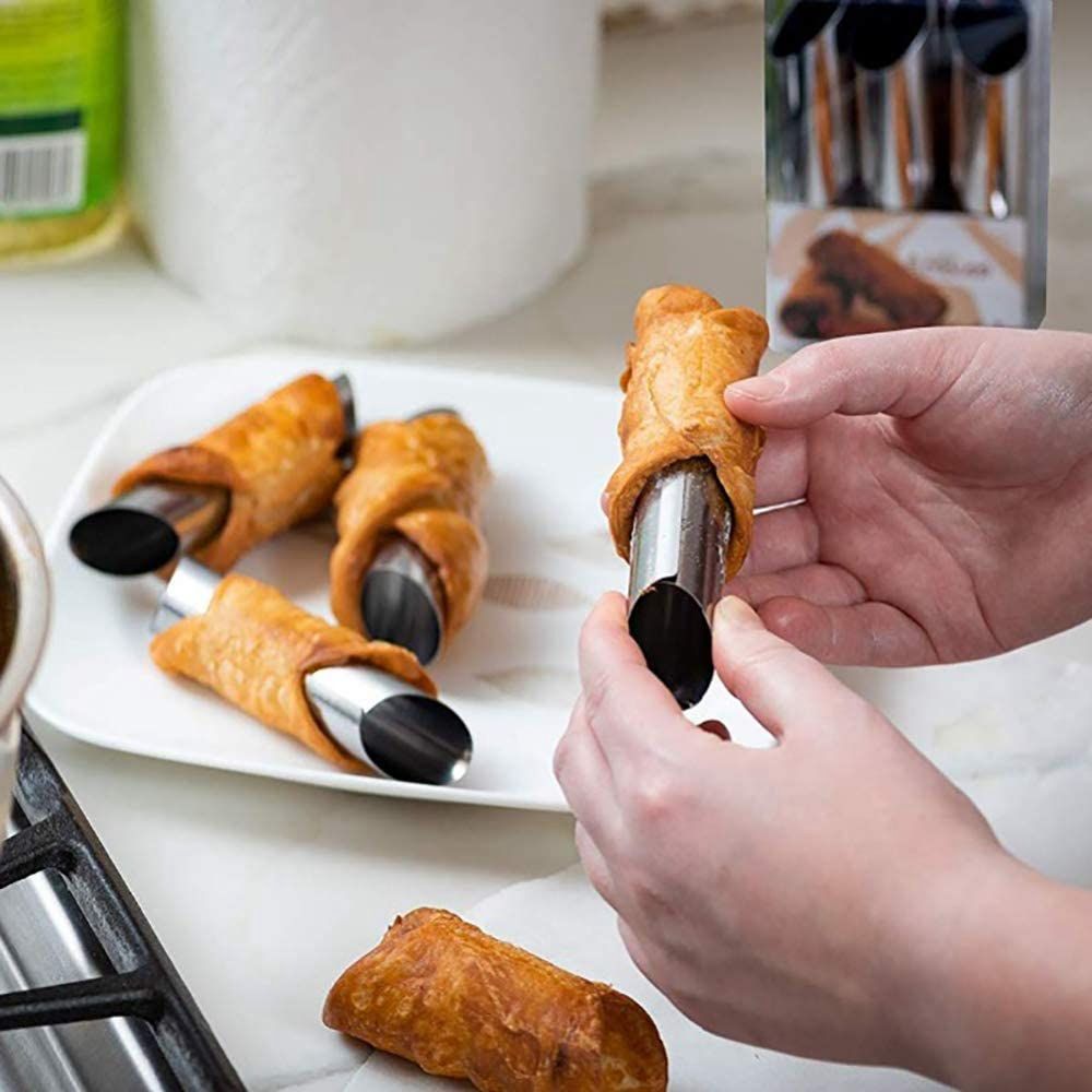 Moldes de metal para cannoli d - Danish Pancake Pan reseña y precio