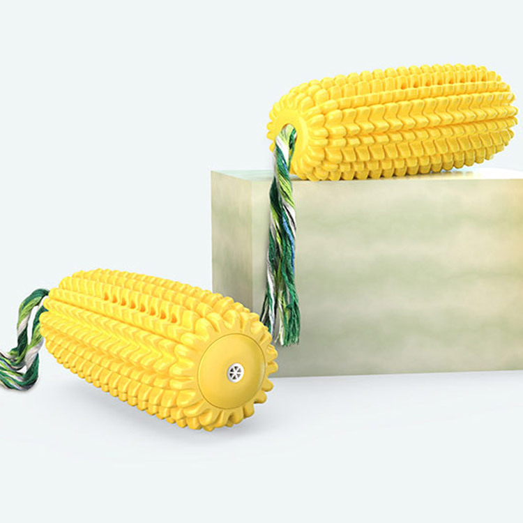 Juguetes populares de goma dur - Corn Dog Stick reseña y precio