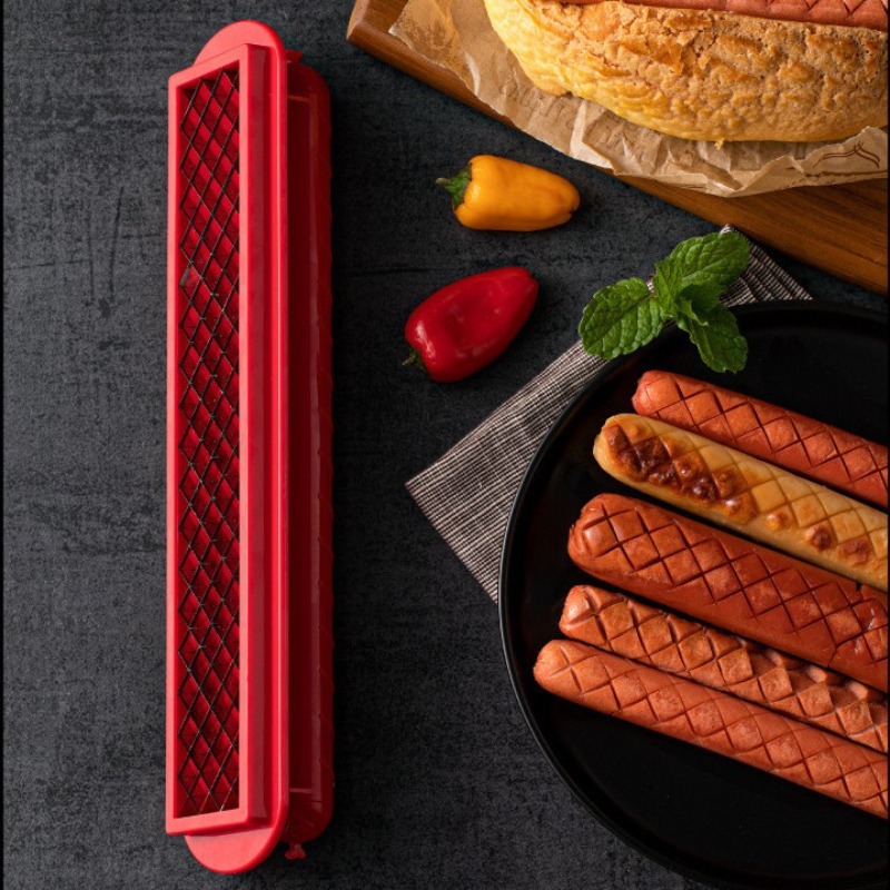 Nuevo rebanador multifuncional - Hot Dog Press reseña y precio