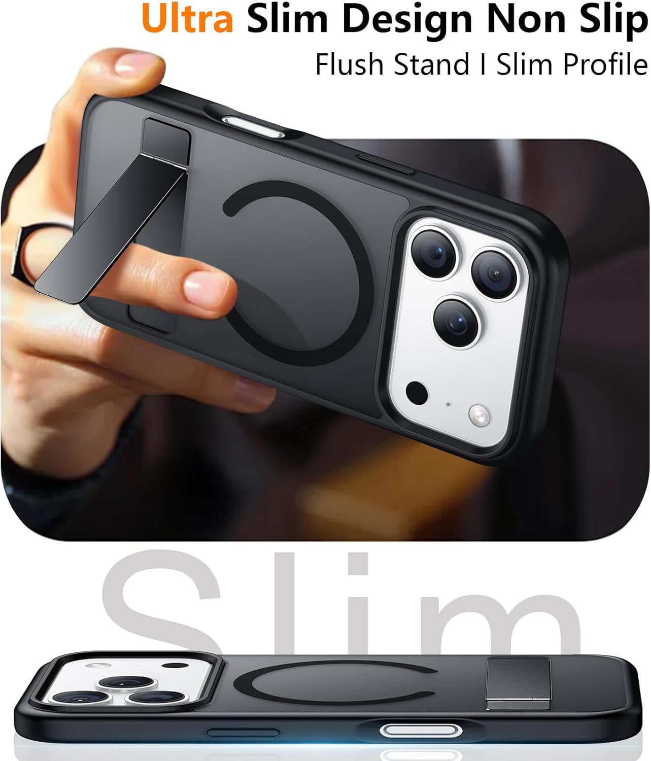 Funda magnética para teléfono  - Taco Stand Holder reseña y precio